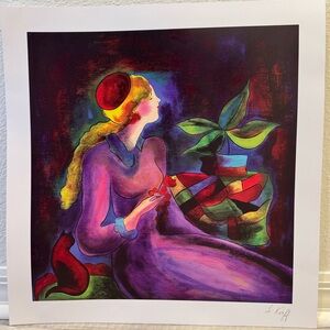 Vibrant Abstract Art Print by Le Kniff